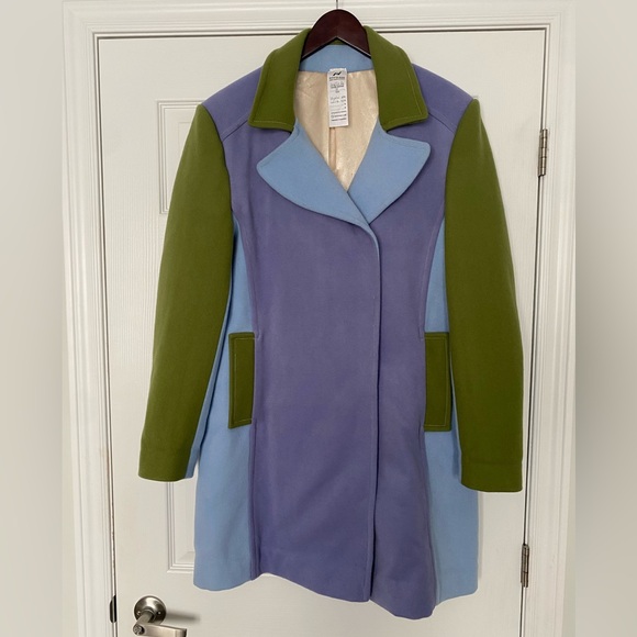 One of kind custom colourblock jacket size large - Picture 1 of 6